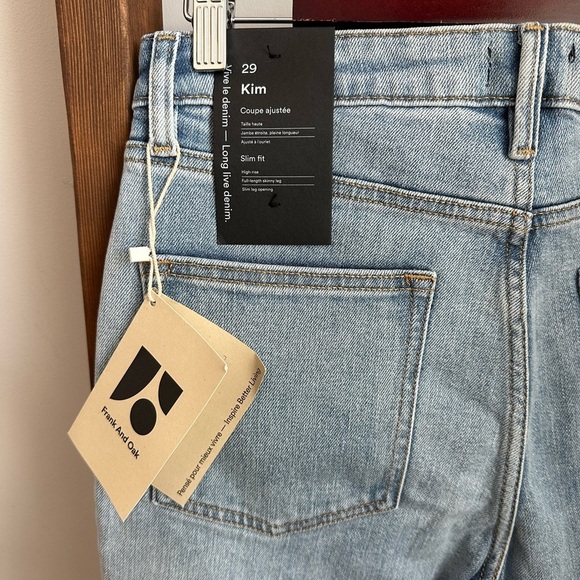 NWT Frank And Oak Kim Jean - Picture 9 of 12